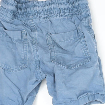 F&F Baby Blue   Cropped Trousers Size 12-18 Months