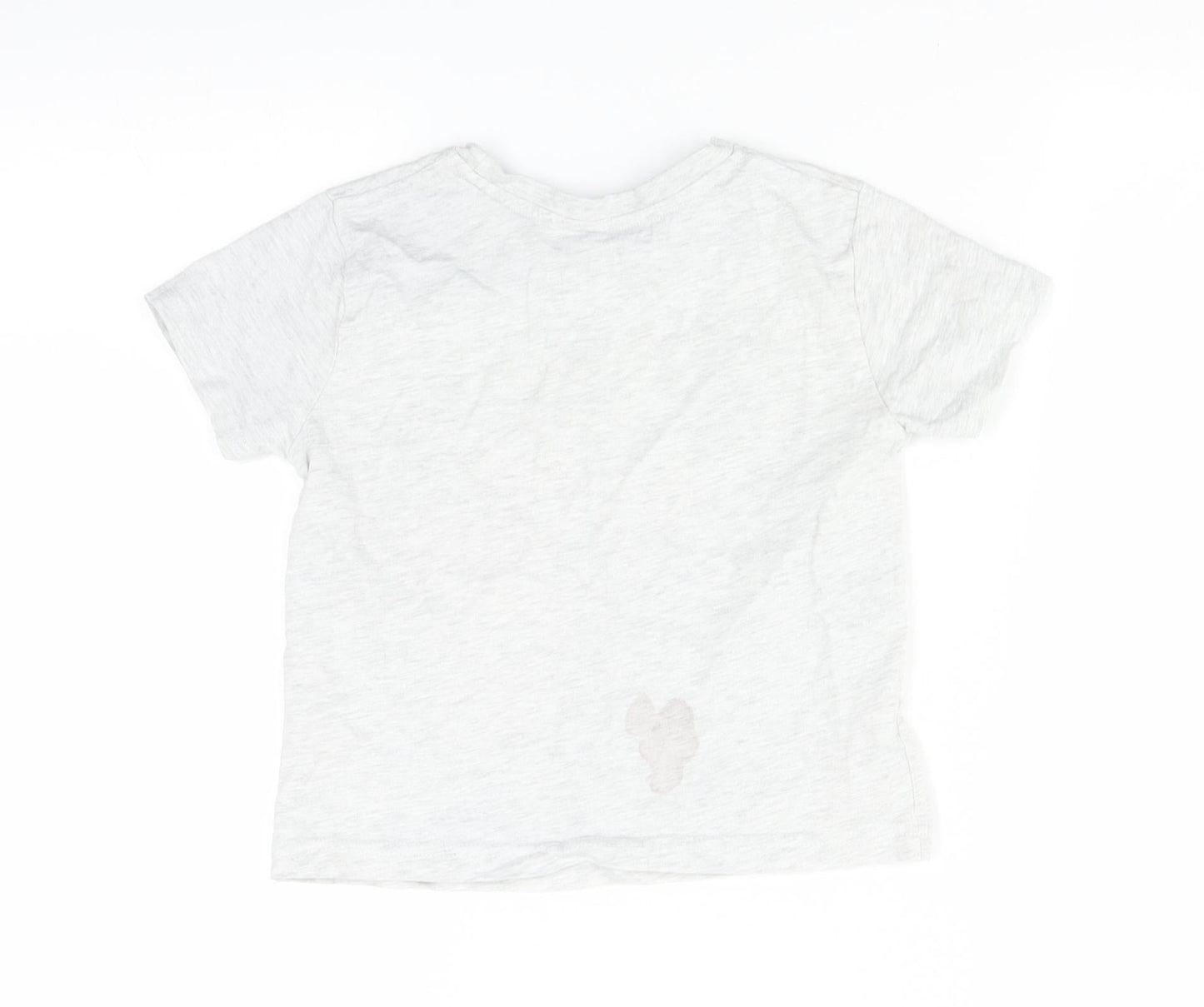 Primark Boys Grey   Basic T-Shirt Size 3-4 Years