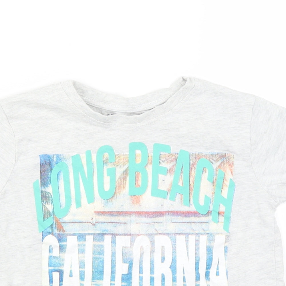 Primark Boys Grey   Basic T-Shirt Size 3-4 Years