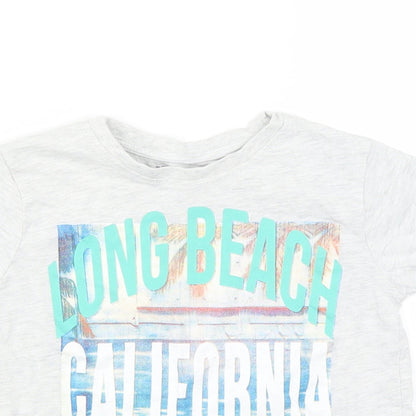 Primark Boys Grey   Basic T-Shirt Size 3-4 Years