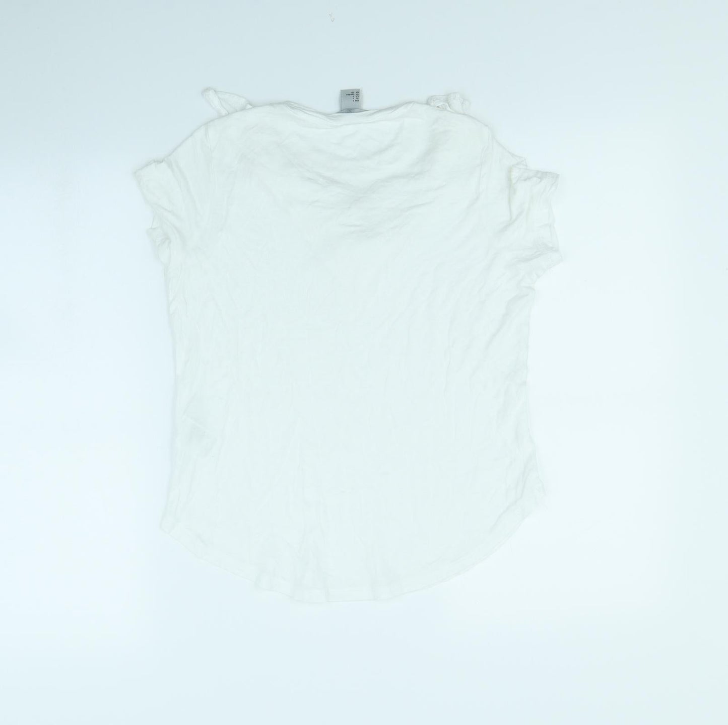 Womens UK Size S H&M White Basic Tank
