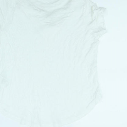 Womens UK Size S H&M White Basic Tank