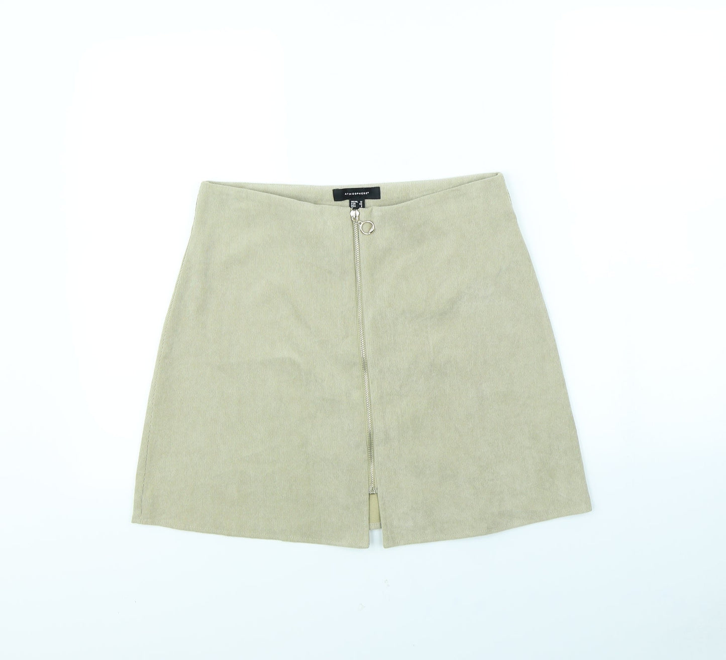 Atmosphere Womens Beige  Corduroy Mini Skirt Size 12