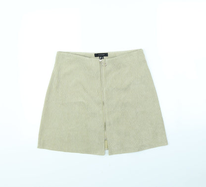 Atmosphere Womens Beige  Corduroy Mini Skirt Size 12
