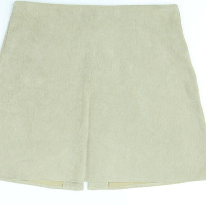 Atmosphere Womens Beige  Corduroy Mini Skirt Size 12