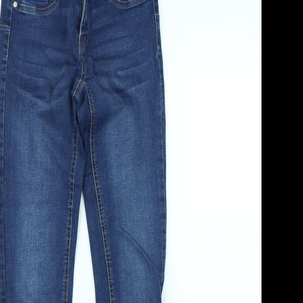 Denim & Co. Womens Blue   Skinny Jeans Size 10 L29 in