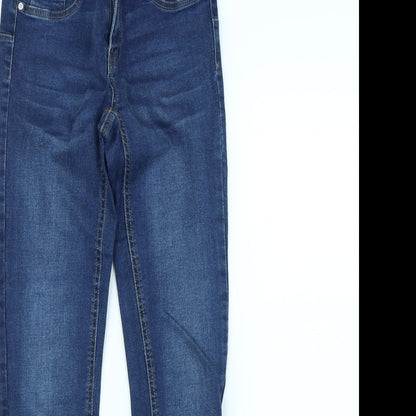 Denim & Co. Womens Blue   Skinny Jeans Size 10 L29 in