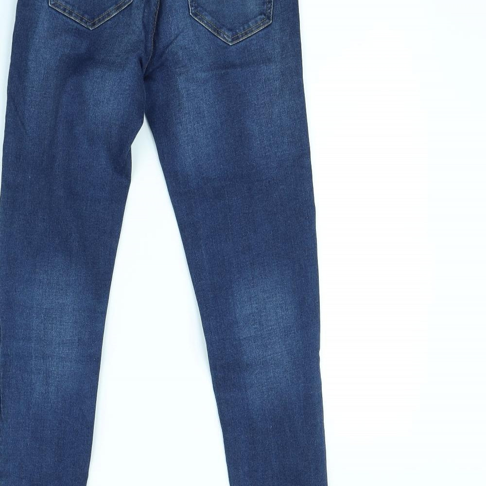 Denim & Co. Womens Blue   Skinny Jeans Size 10 L29 in