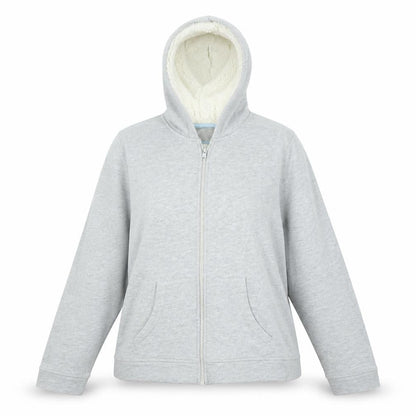 Front view of Debenhams women’s grey jacket, size UK 14, - sleepwear