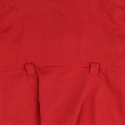 Womens UK Size 16 BHS Red Overcoat