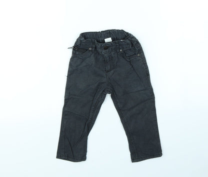 H&M Boys Blue   Capri Trousers Size 9 Months