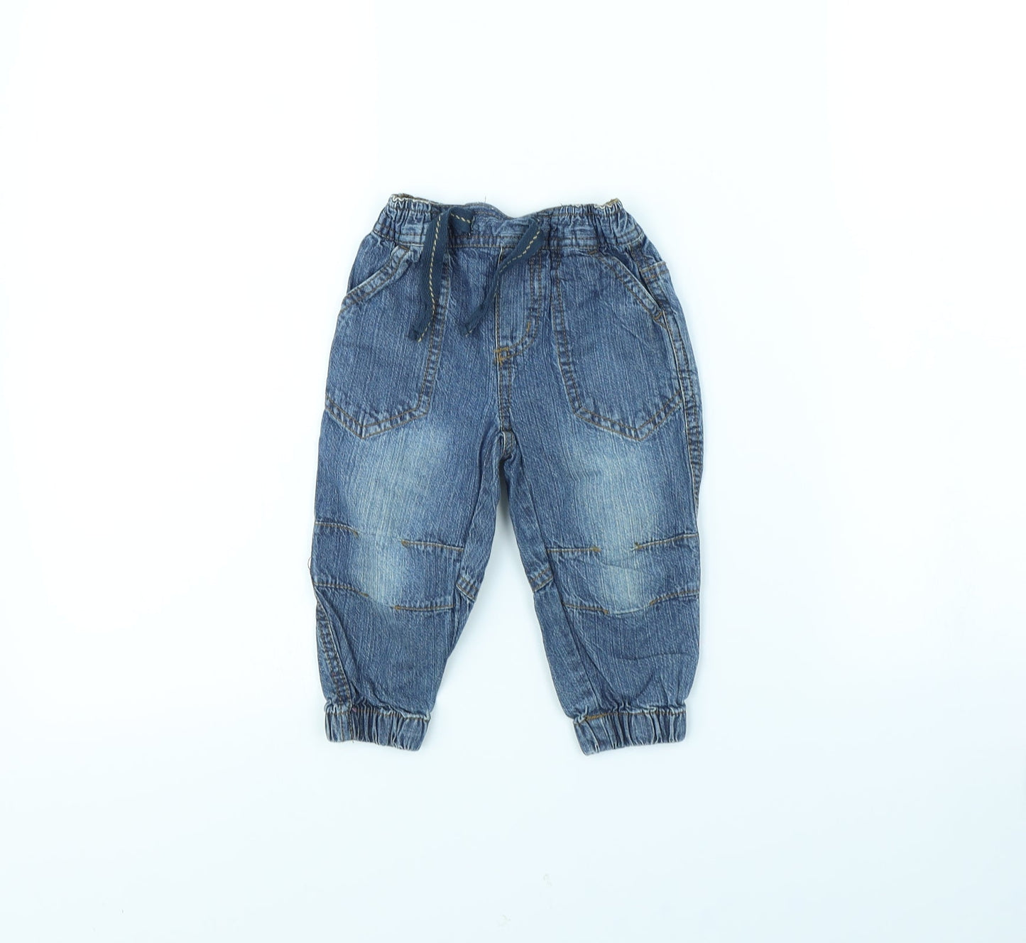 Rebel Baby Blue   Cargo Trousers Size 9 Months