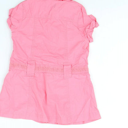 Early days Girls Pink   Pinafore/Dungaree Dress  Size 6-9 Months