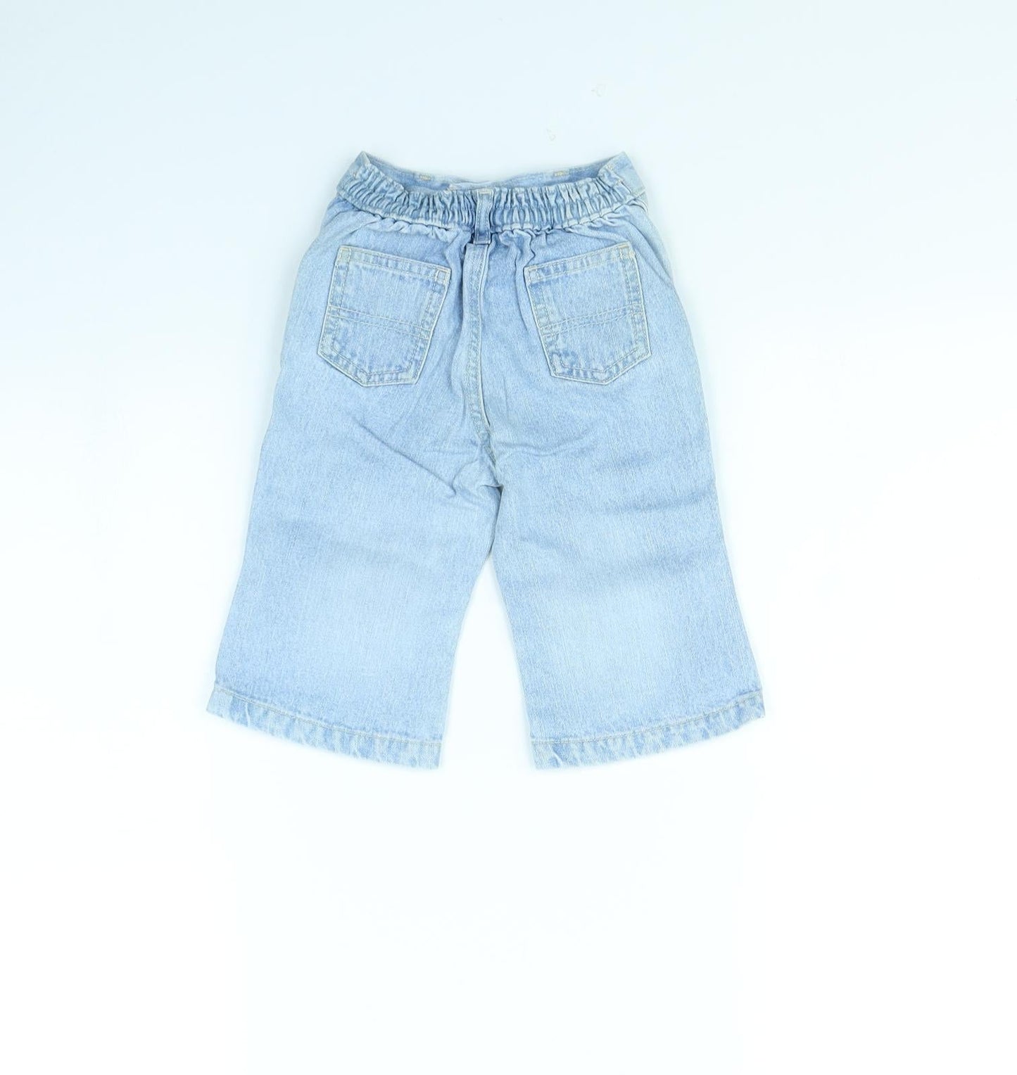 m&s Baby Blue   Capri Jeans Size 9 Months