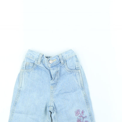 m&s Baby Blue   Capri Jeans Size 9 Months