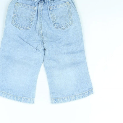 m&s Baby Blue   Capri Jeans Size 9 Months