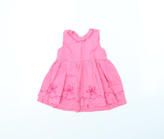 NEXT Girls Pink   Fit & Flare  Size 12 Months