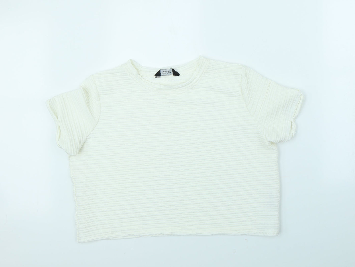 Womens UK Size 16 Dorothy Perkins White Basic T-Shirt