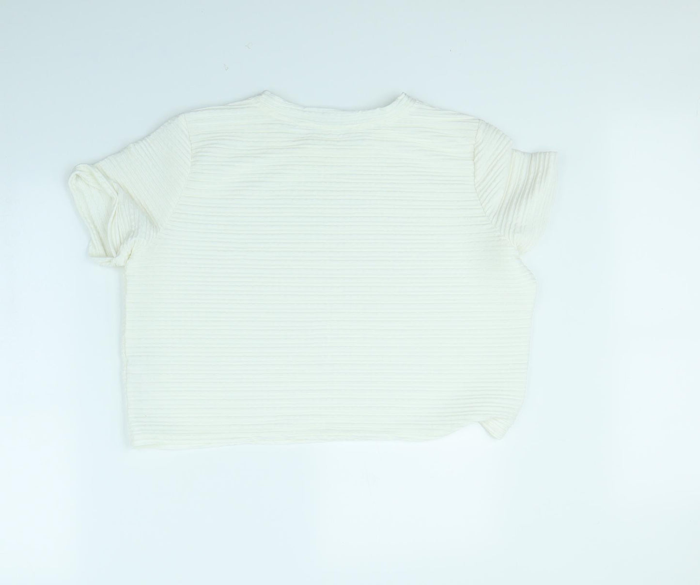 Womens UK Size 16 Dorothy Perkins White Basic T-Shirt