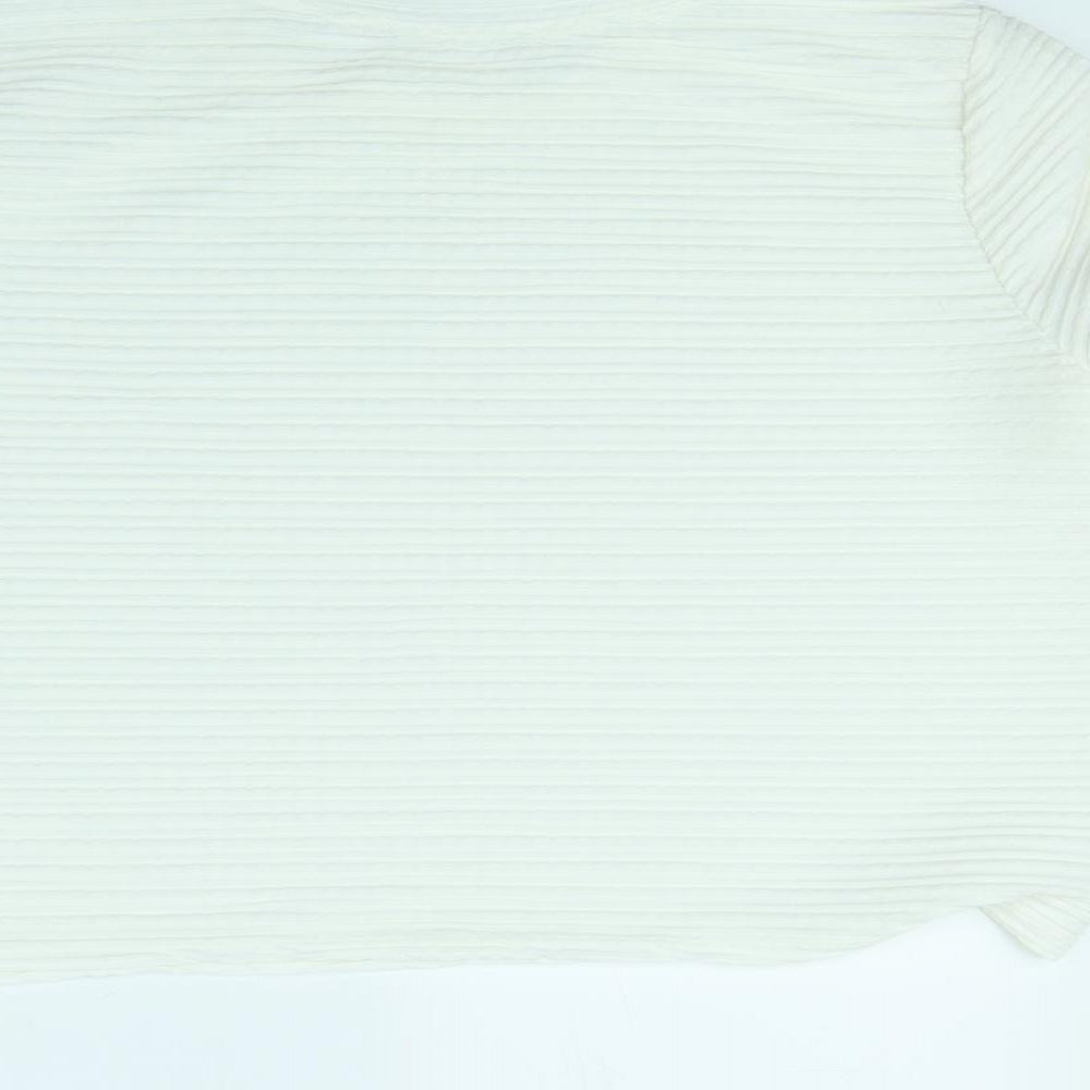 Womens UK Size 16 Dorothy Perkins White Basic T-Shirt