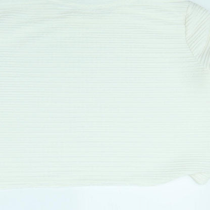 Womens UK Size 16 Dorothy Perkins White Basic T-Shirt