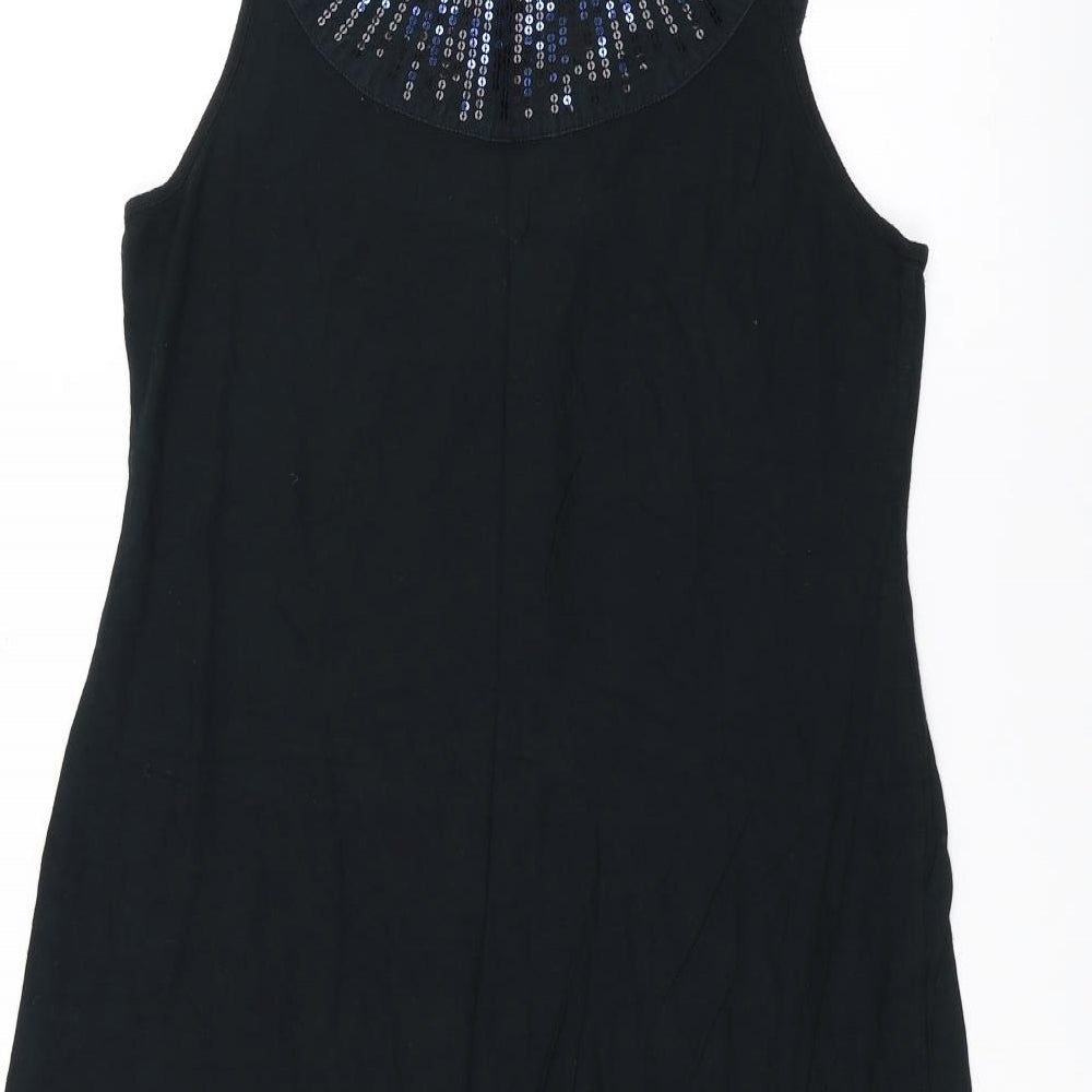 Womens UK Size L espirit Black Basic Tank