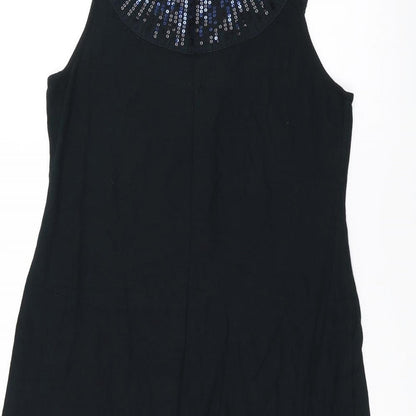 Womens UK Size L espirit Black Basic Tank