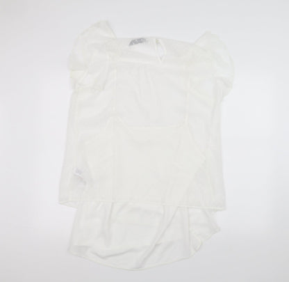 F&F Womens White   Basic T-Shirt Size 18