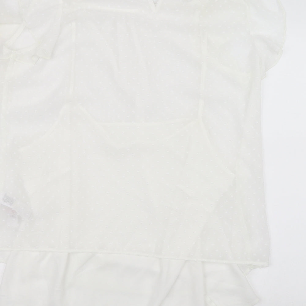 F&F Womens White   Basic T-Shirt Size 18