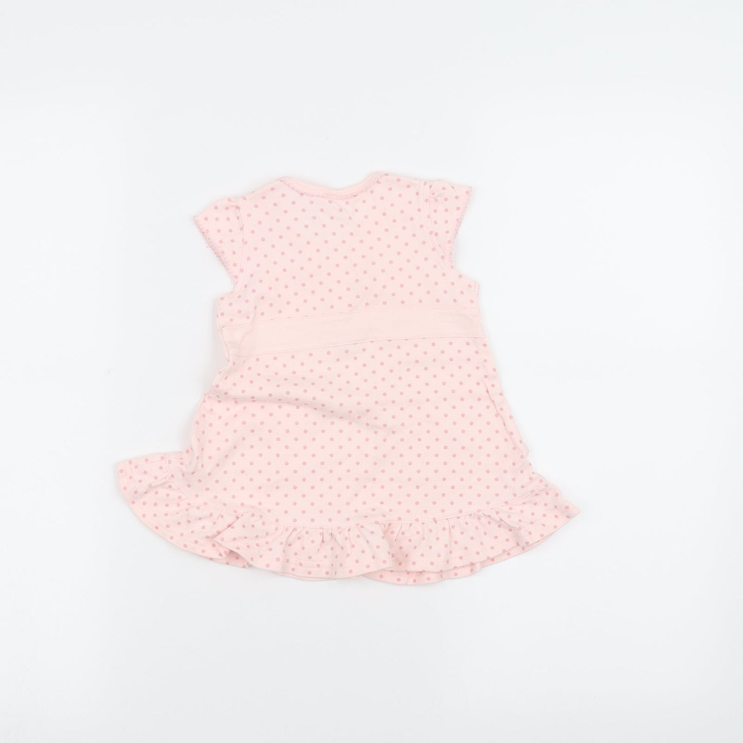MINIMODE Baby Pink Polka Dot  A-Line  Size 3-6 Months