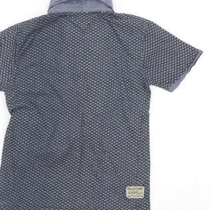 Rebel Girls Blue   Basic Polo Size 8-9 Years