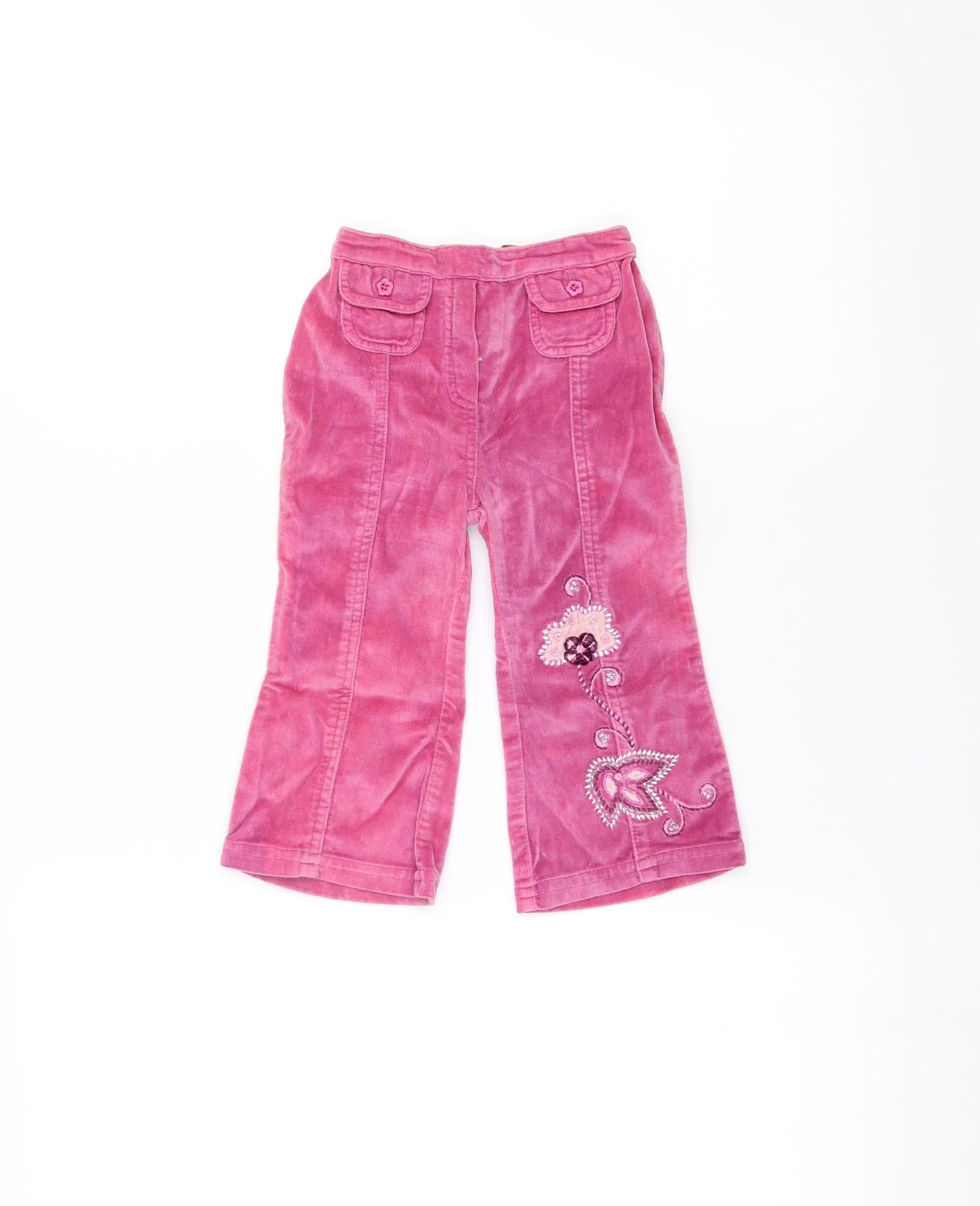 Earlydays Girls Pink   Sweatpants Trousers Size 9-12 Months