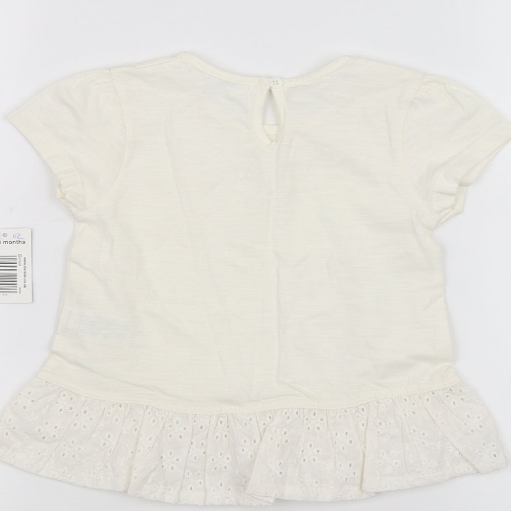 Matalan Baby White   A-Line  Size 12-18 Months