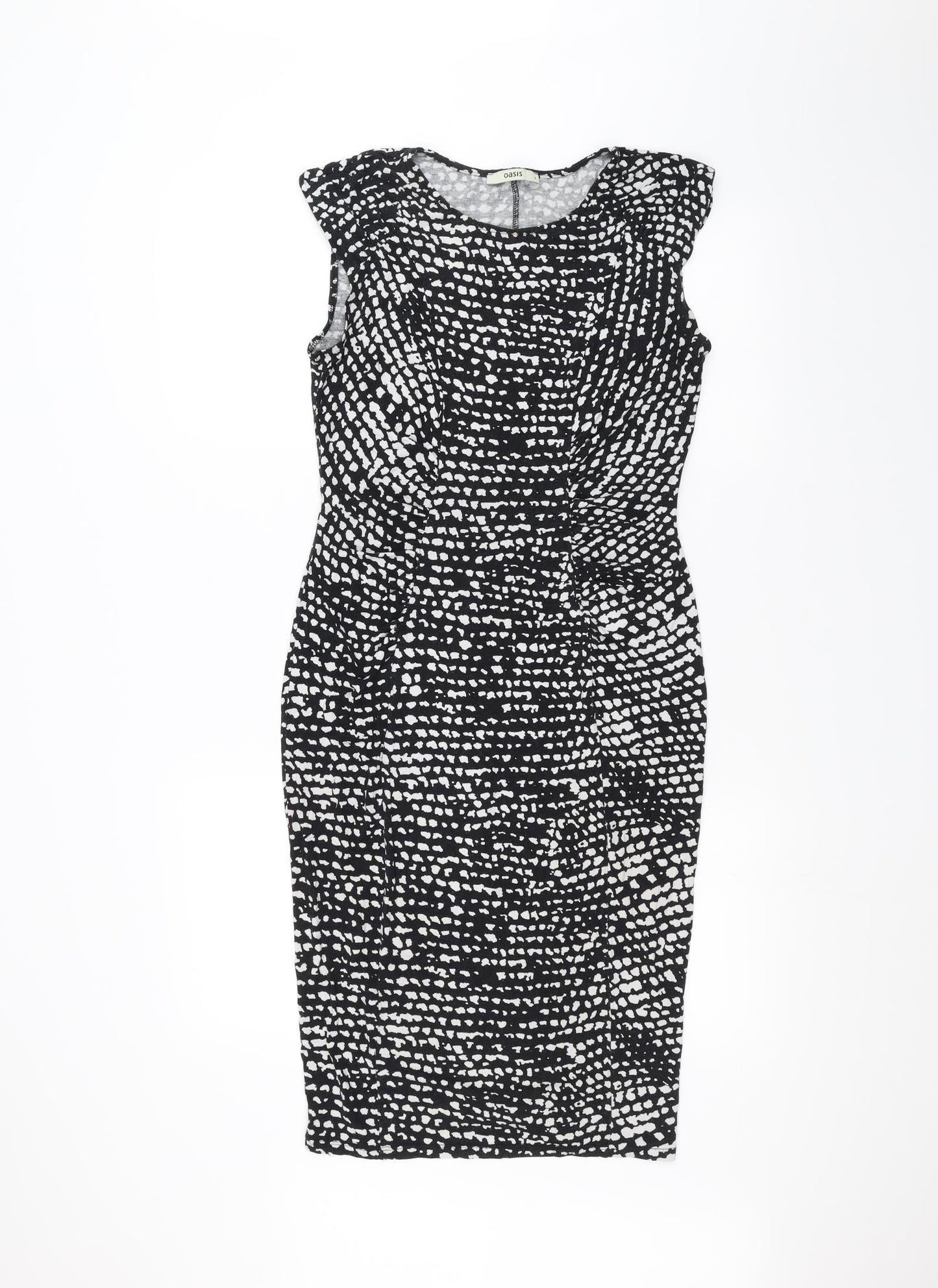 Oasis Womens Black   Pencil Dress  Size S