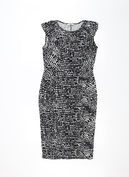 Oasis Womens Black   Pencil Dress  Size S