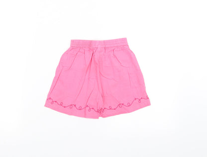 NEXT Girls Pink   Cropped Trousers Size 12-18 Months