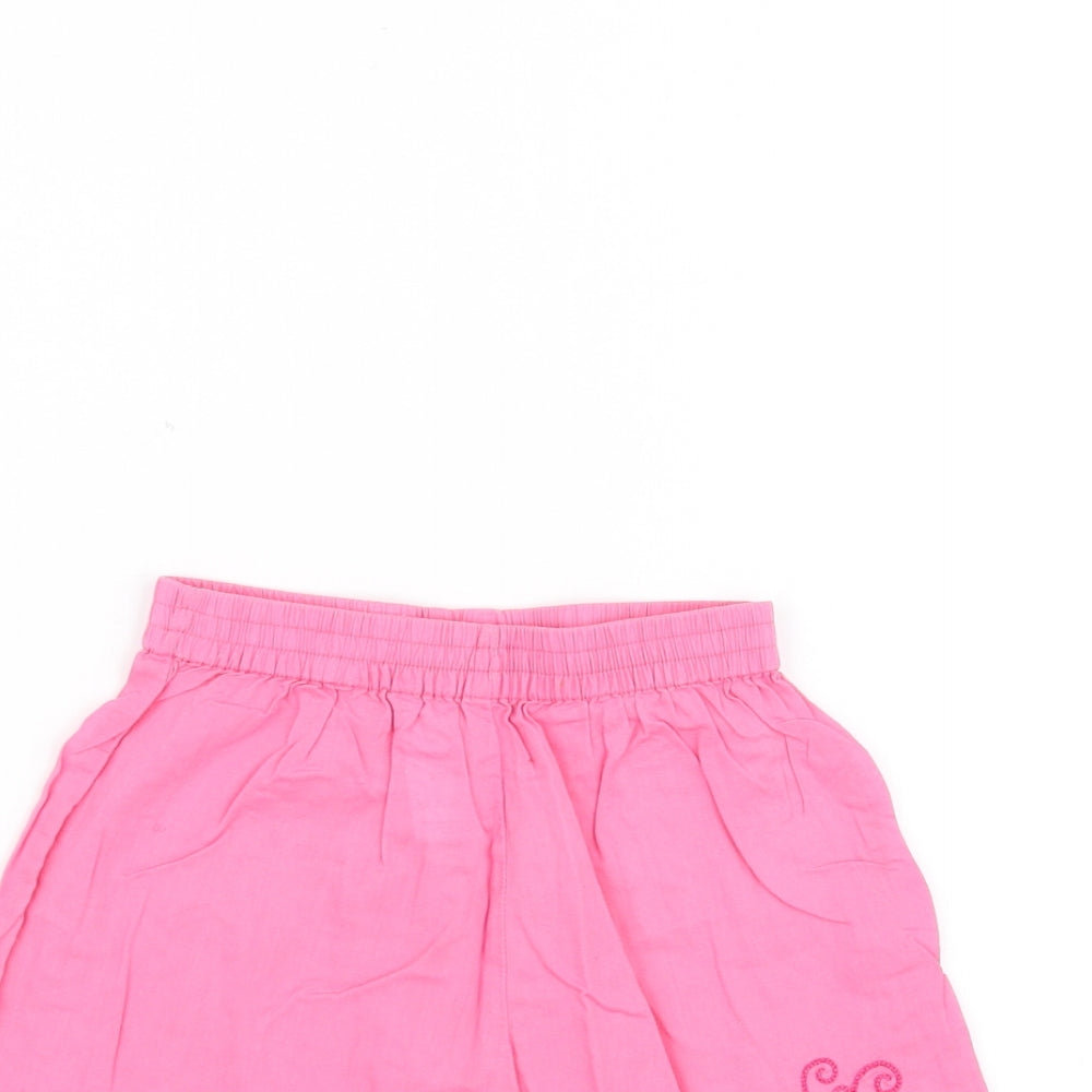 NEXT Girls Pink   Cropped Trousers Size 12-18 Months