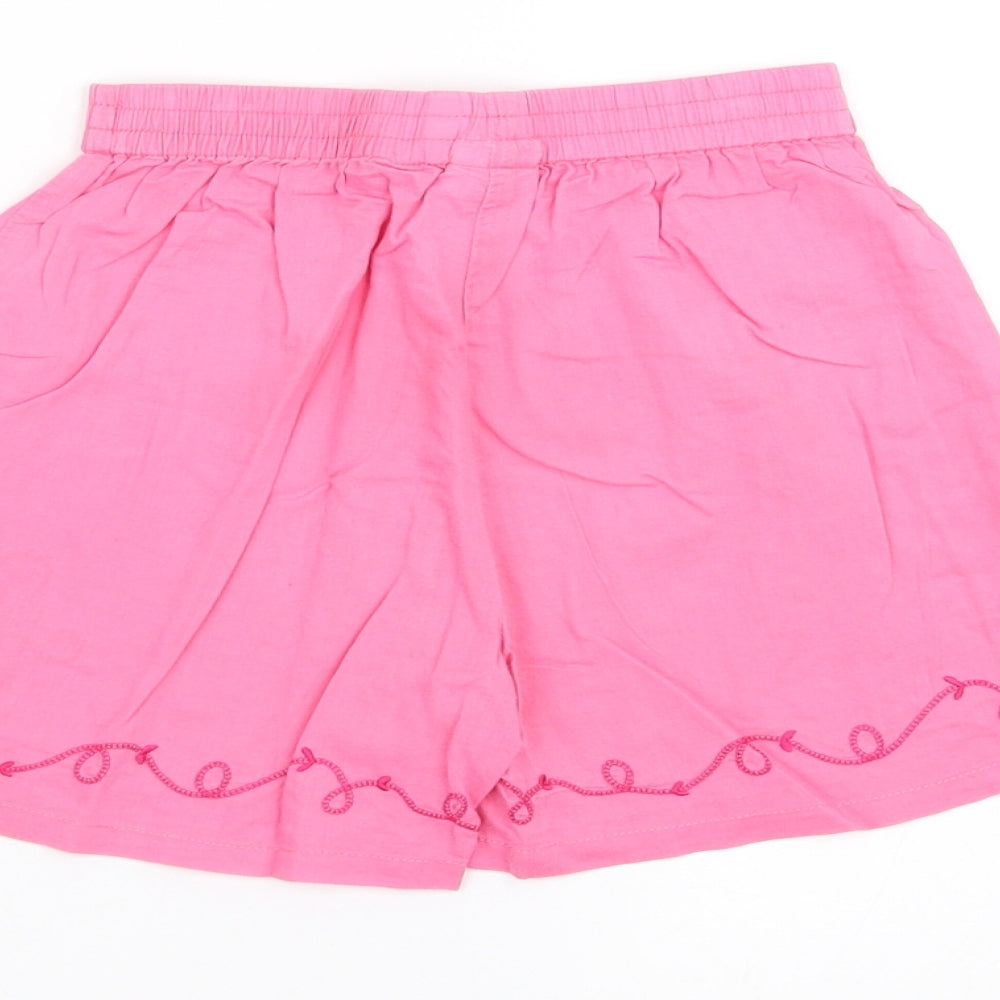 NEXT Girls Pink   Cropped Trousers Size 12-18 Months