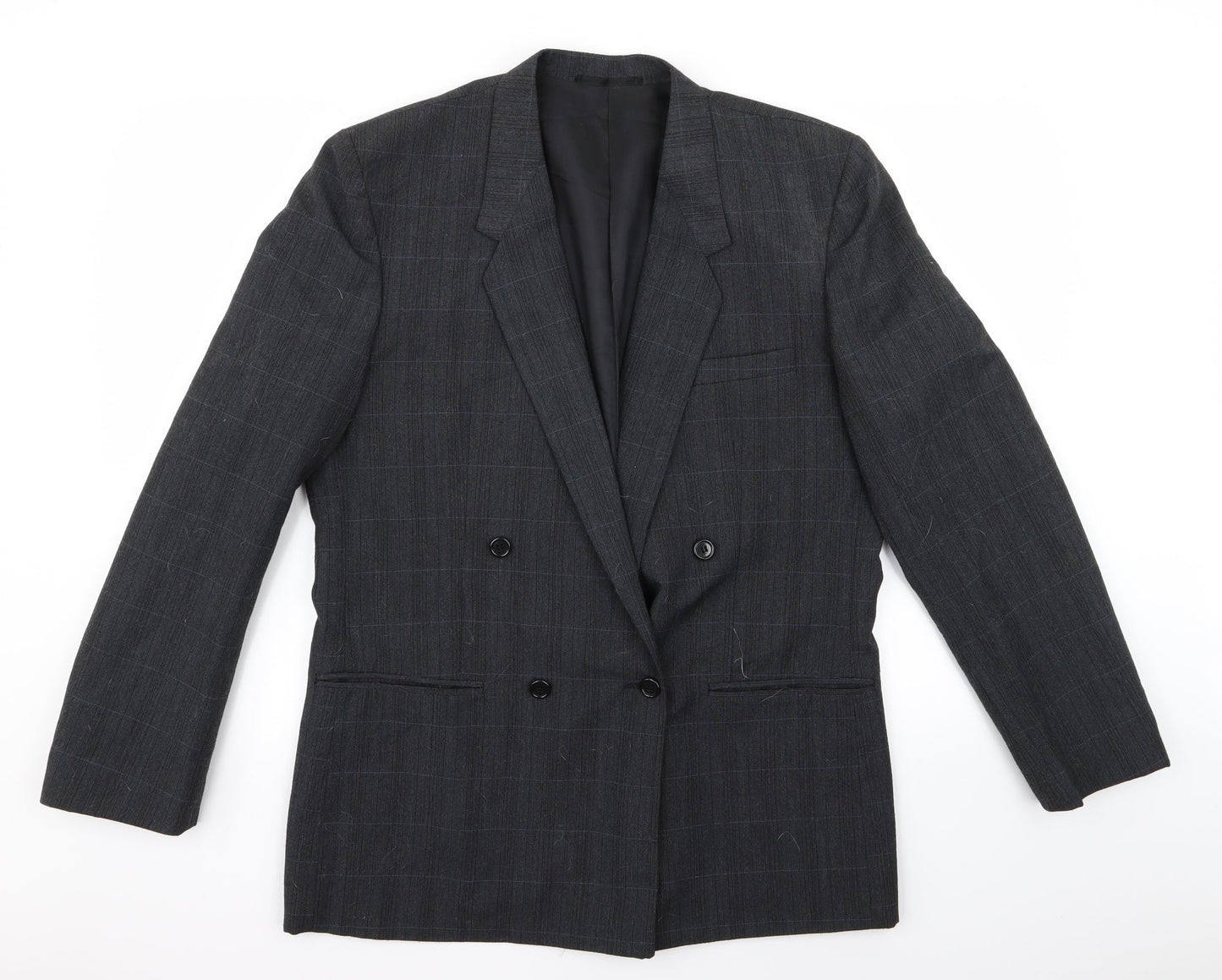 Mens UK Size L Burton Black Overcoat