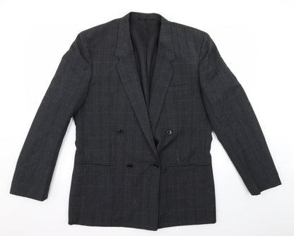 Mens UK Size L Burton Black Overcoat