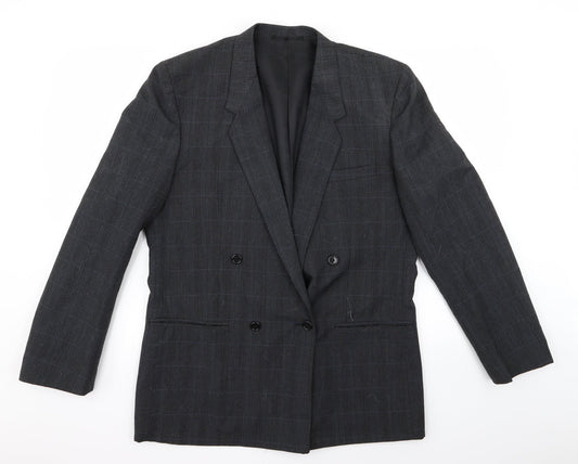 Mens UK Size L Burton Black Overcoat