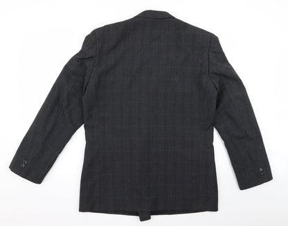 Mens UK Size L Burton Black Overcoat