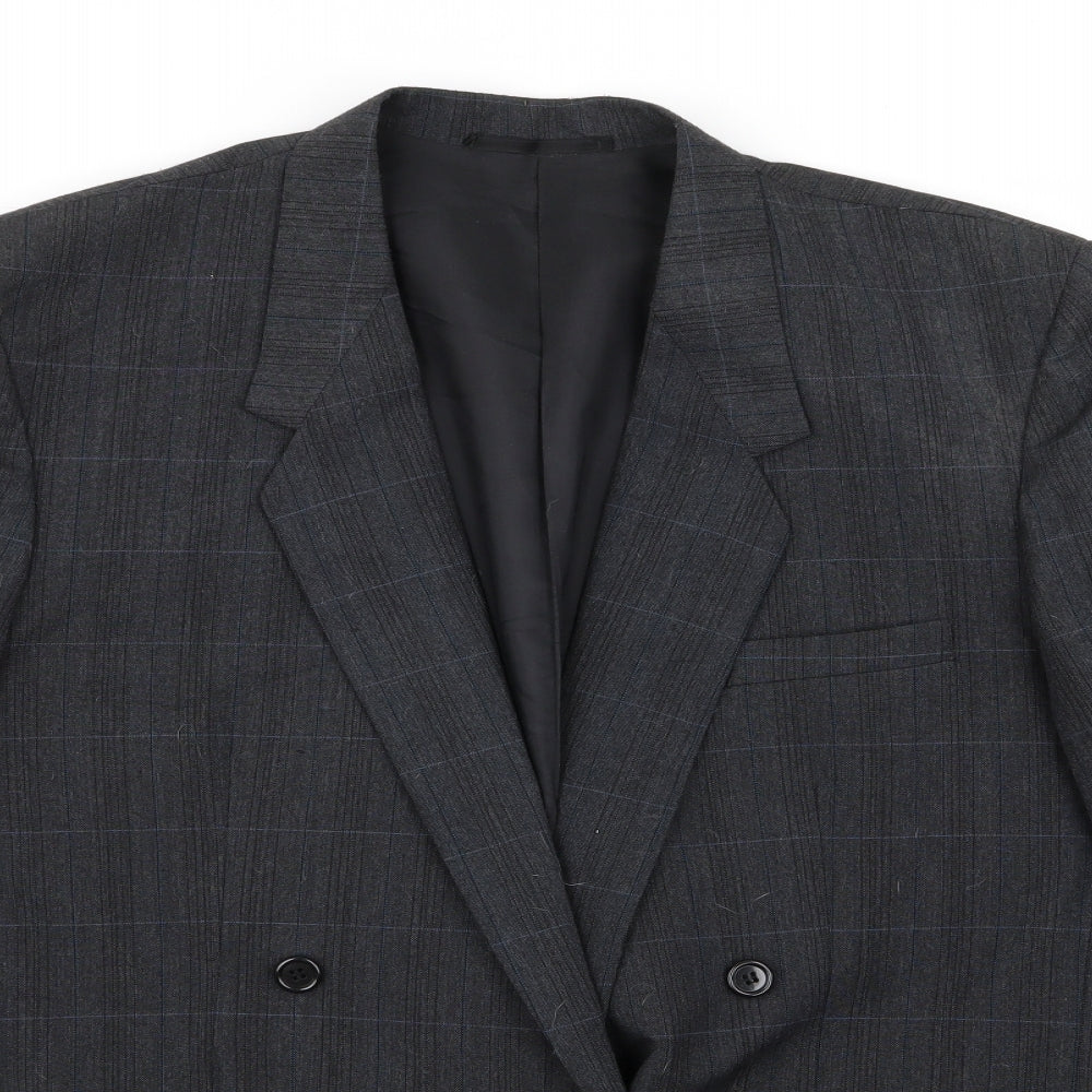 Mens UK Size L Burton Black Overcoat