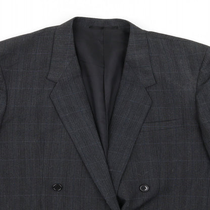 Mens UK Size L Burton Black Overcoat