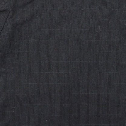 Mens UK Size L Burton Black Overcoat