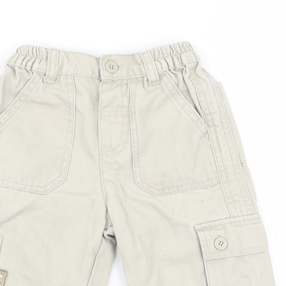 Ladybird Baby Beige   Cargo Trousers Size 9 Months