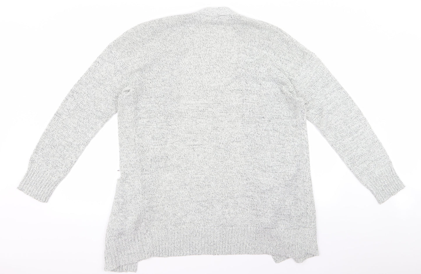 Divided Womens Grey   Cardigan Jumper Size M