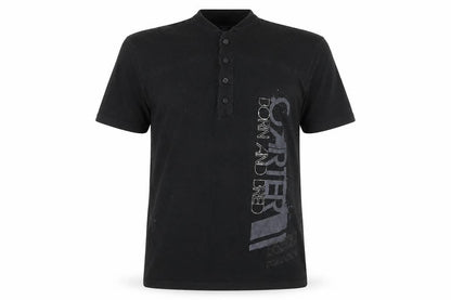 Front view of carteerr men’s beige t-shirt, size M