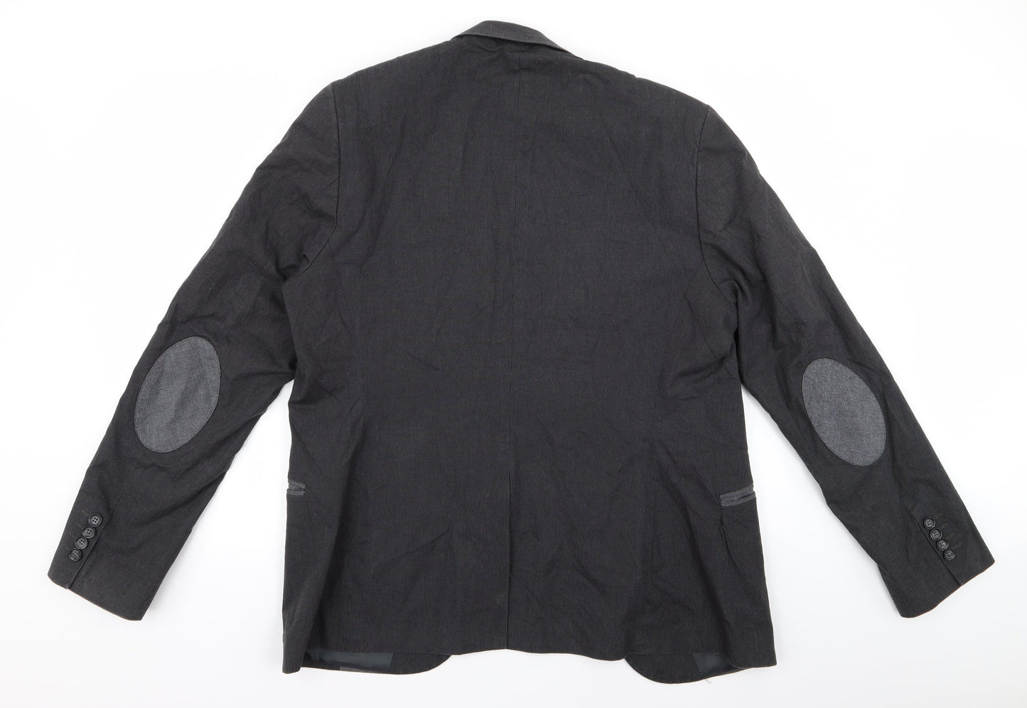 H&M Womens Grey   Trench Coat Coat Size 34