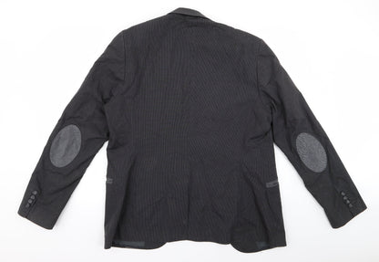 H&M Womens Grey   Trench Coat Coat Size 34